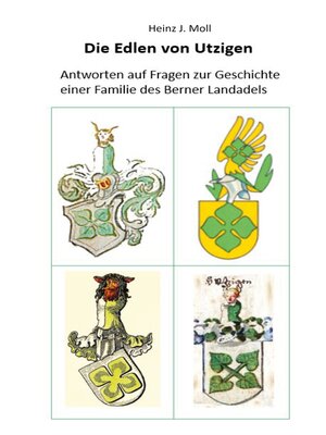 cover image of Die Edlen von Utzigen